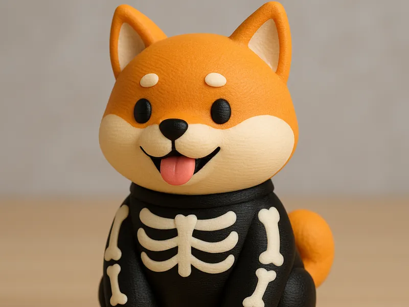 Shiba Inu Skeleton Costume