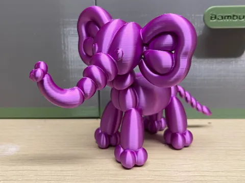 Modelo para impresión 3D: Ballon Elefant — referencia de MakerWorld