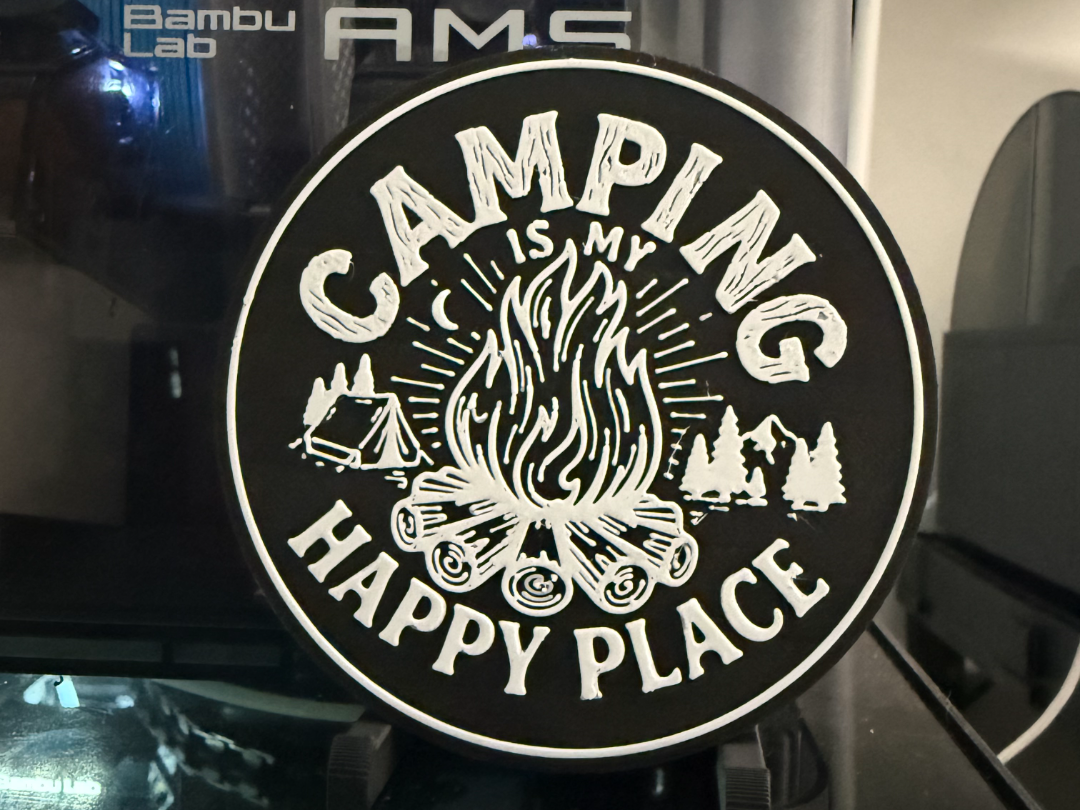 CAMPING IS MY HAPPY PLACE 