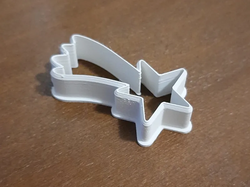 Shooting Star cookie cutter for Christmas