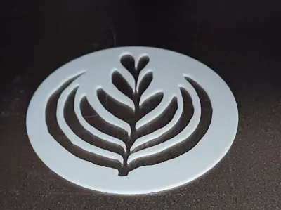 latte art-latte flower