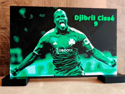 Djibril Cissé Poster Panathinaikos