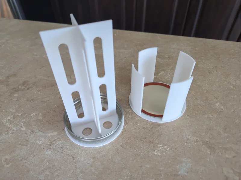 Large Mason Jar Lid Holder