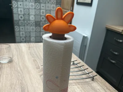 Flower Paper Towel Holder