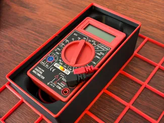 Gridfinity for Harbor Freight 7 Funct. Multimeter