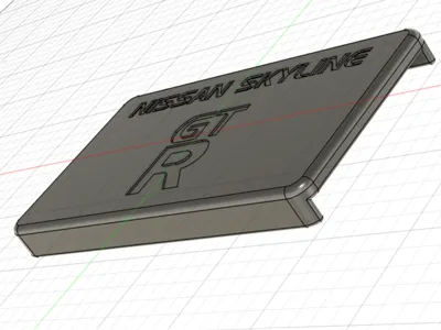 Nissan Skyline R33 GTR Ashtray dummy