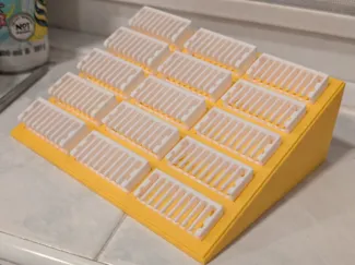 Wedge Holder for 3D Printed Philips OneBlade Combs
