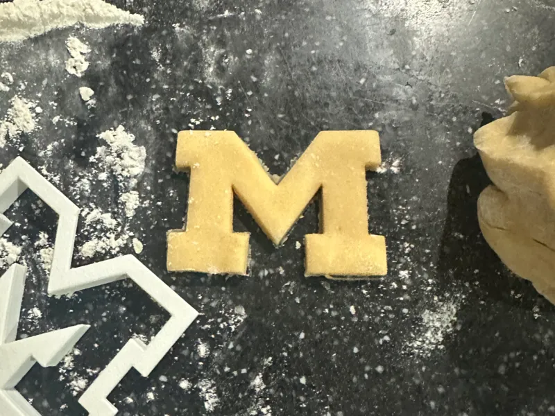 Michigan Wolverines Cookie Cutter