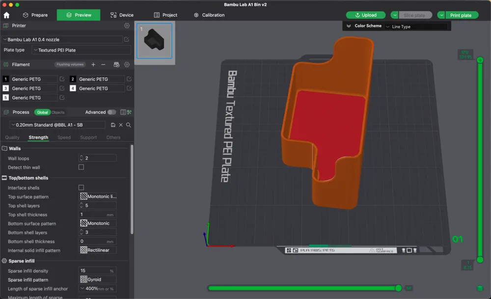 Bambu Lab A1 Bin [S, M, L and XL versions] - Free 3D Print Model ...