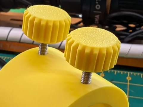 M4 Hex Bolt Knurled Caps