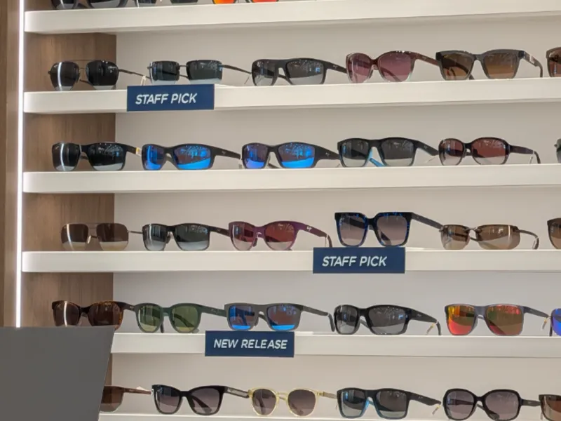 Glasses Display Shelf