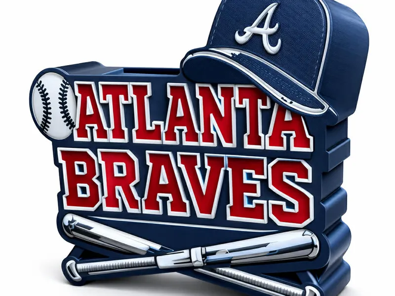 Atlanta Braves Bath & Body Works Soap Holder