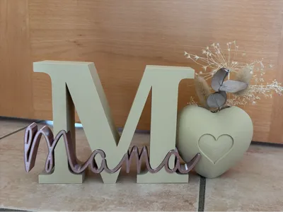 Mom with Heart Vase / Without AMS
