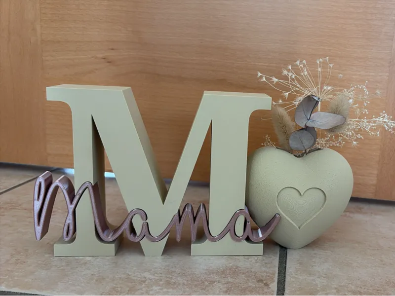 Mama mit Herzvase / Ohne AMS