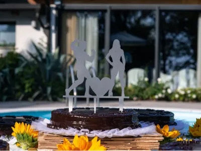 BB COUPLE - TOPPER CAKE