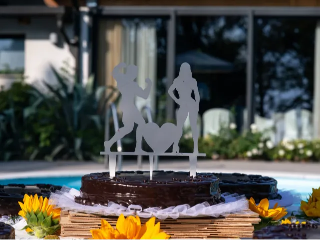 BB COUPLE - TOPPER CAKE