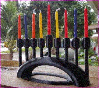 Modern Hanukkah Menorah-By GameCase