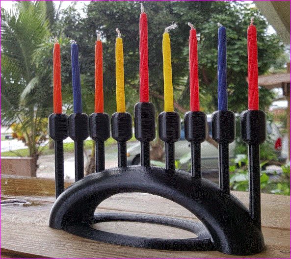 Modern Hanukkah Menorah-By GameCase