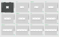 SKADIS 無限延伸洞洞板 1列(1x1 至 8x1)