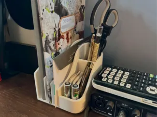 Upright Desk Organizer - Mail, Notebook, Paperwork