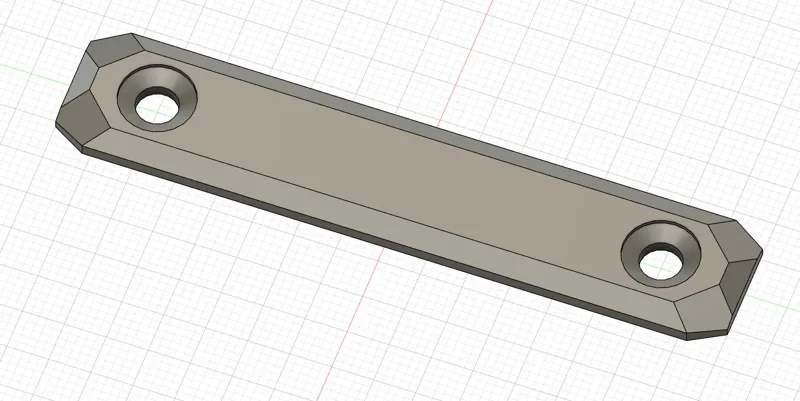 M-LOK 2 slots cover plate