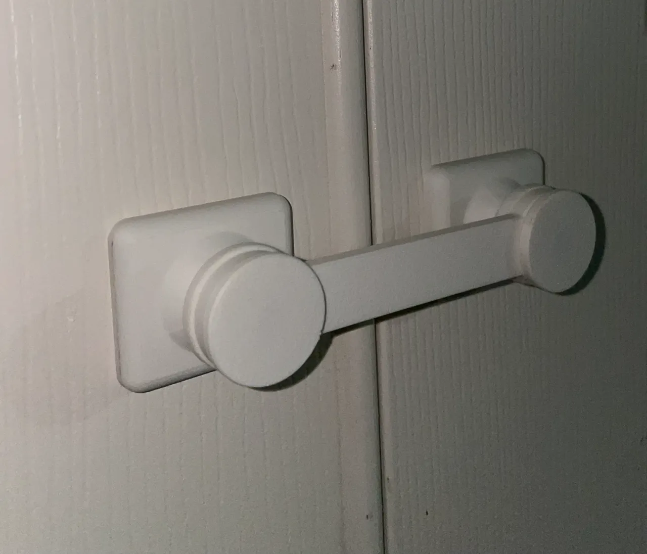 Door Latch Lock Mechanism -Adhesive Strip Mounting view 4
