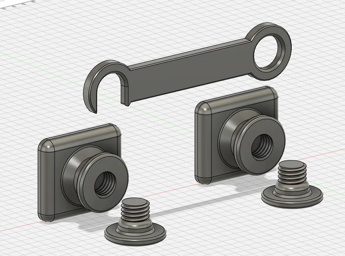 Door Latch Lock Mechanism -Adhesive Strip Mounting view 3