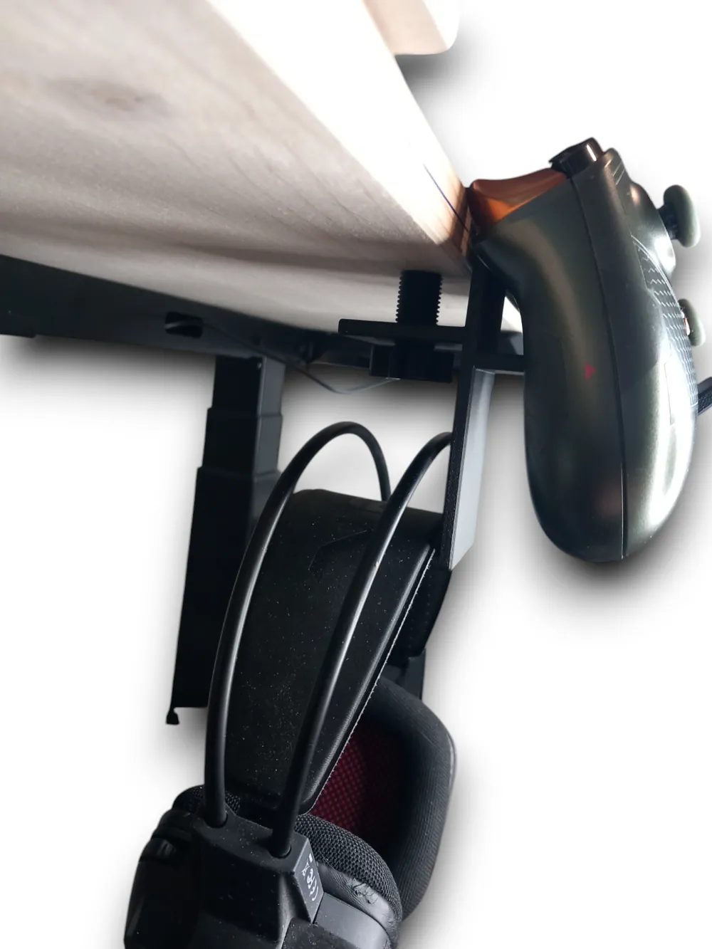 Controller and Headset Holder for your Desk - Free 3D Print Model ...