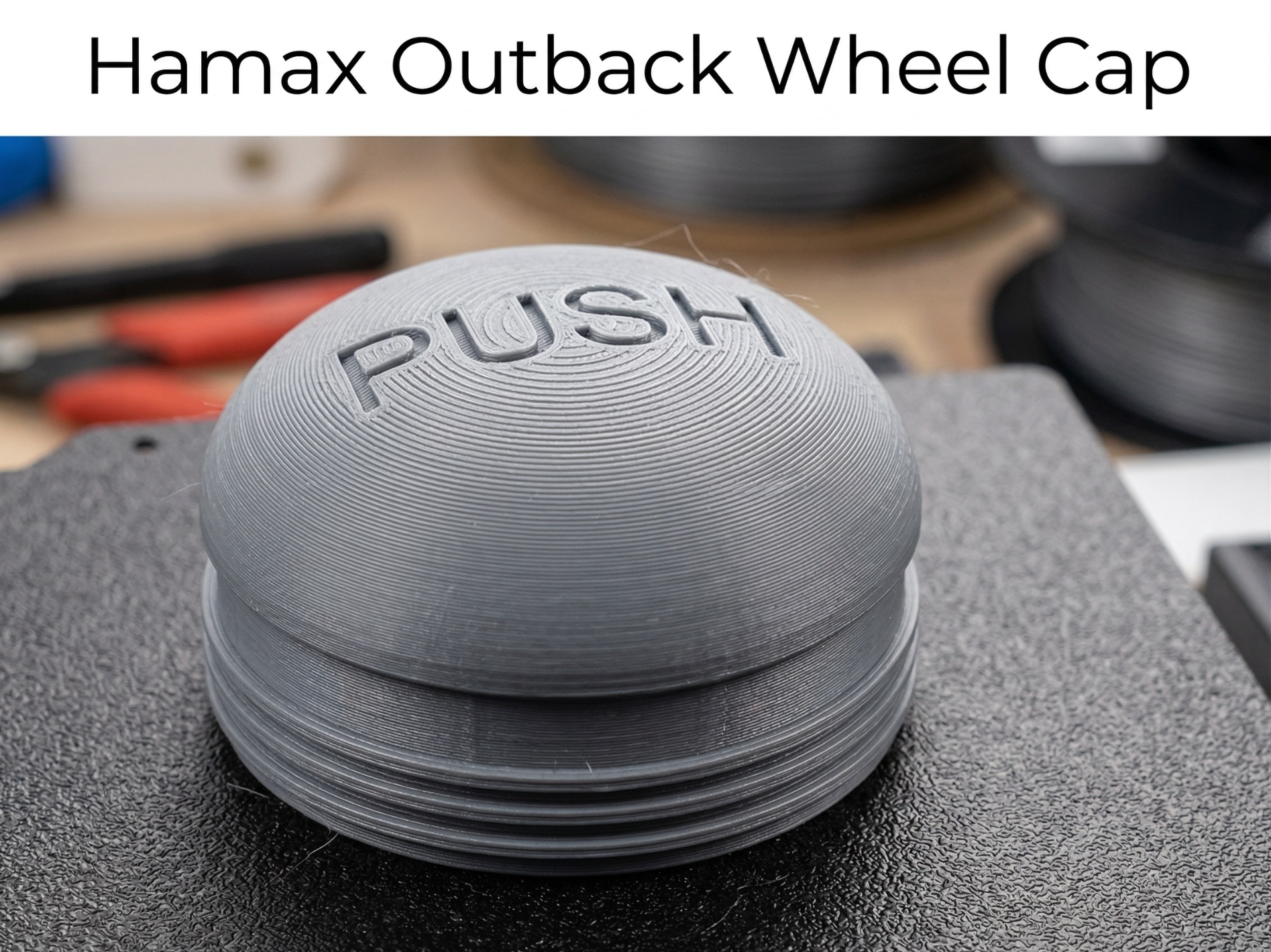 Hamax Outback - Replacement Wheel Cap  Push Button