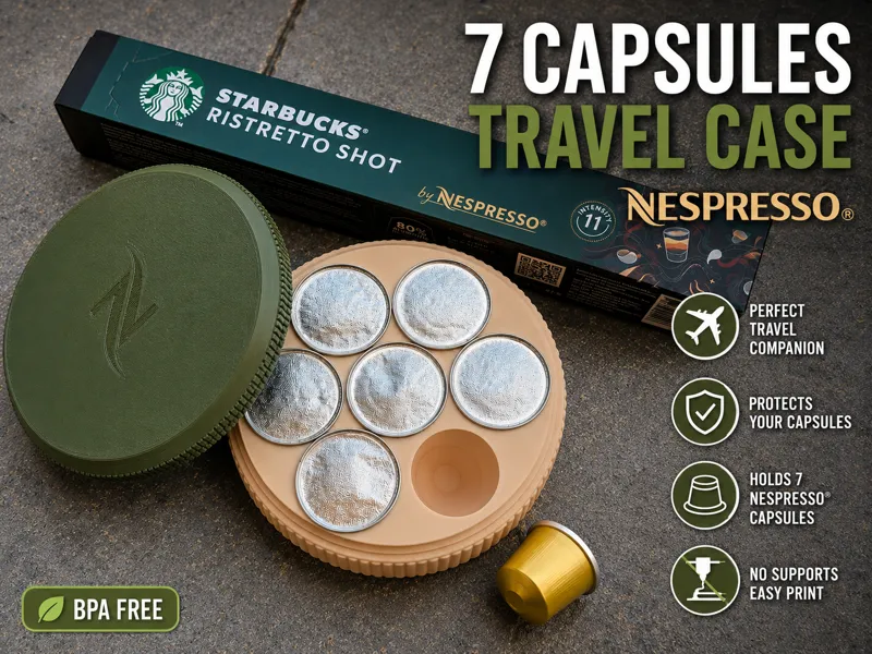 Nespresso Travel Capsule Case (7 Pods)