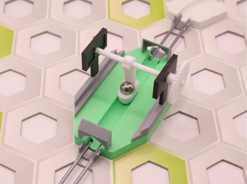 Football launcher - compatible with Gravitrax