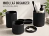 Two Large 100mm Mugs with Coaster Set