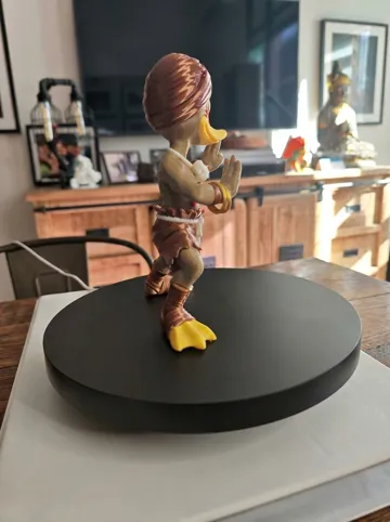 Modelo para impresión 3D: DHALSIM DUCK – STREET FIGHTER Maestro del Fuoco — vista de referencia 4