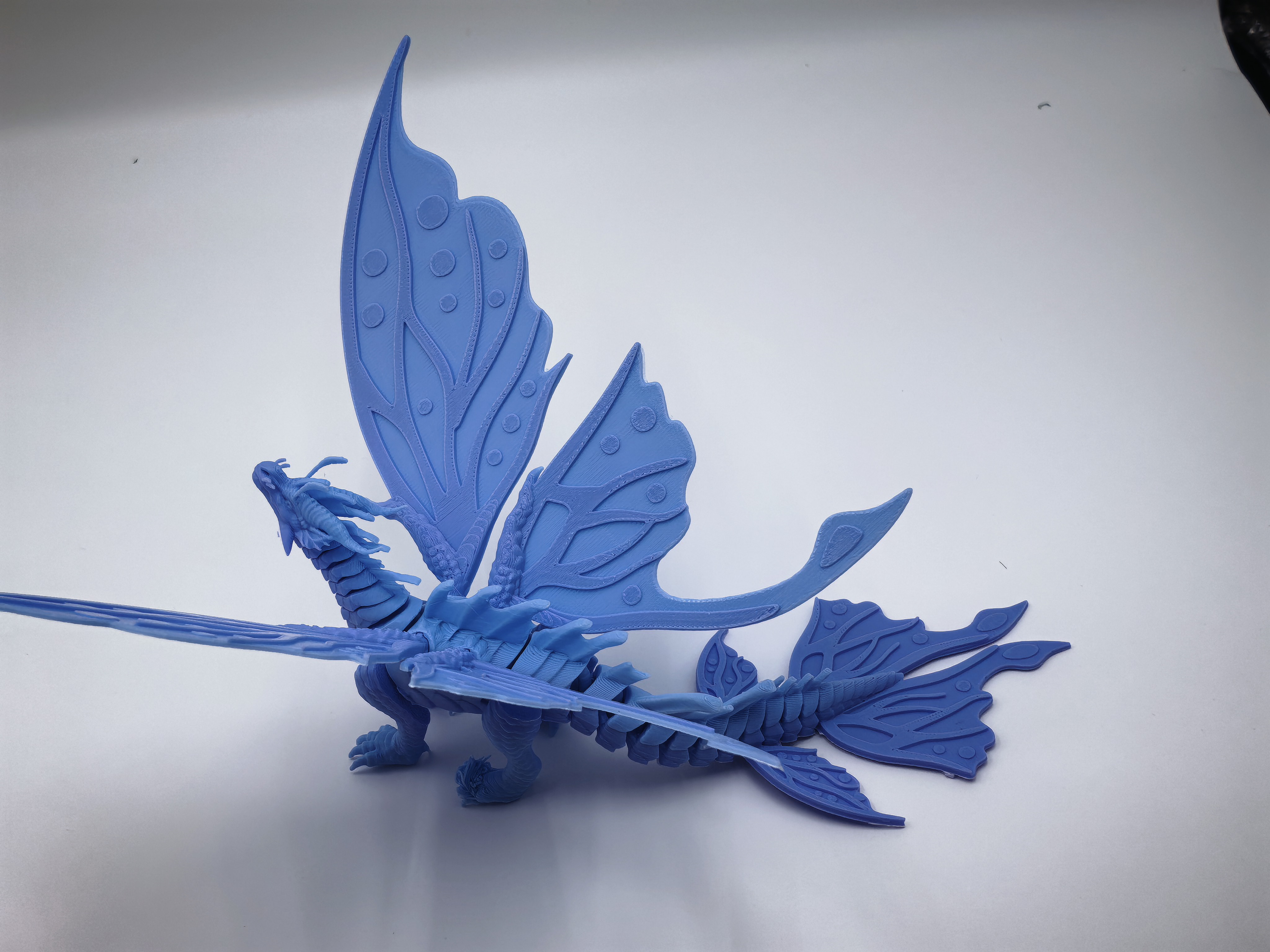 Miniatura 3 do modelo 3D 丝翼飞龙，蝴蝶翅膀，无需支撑