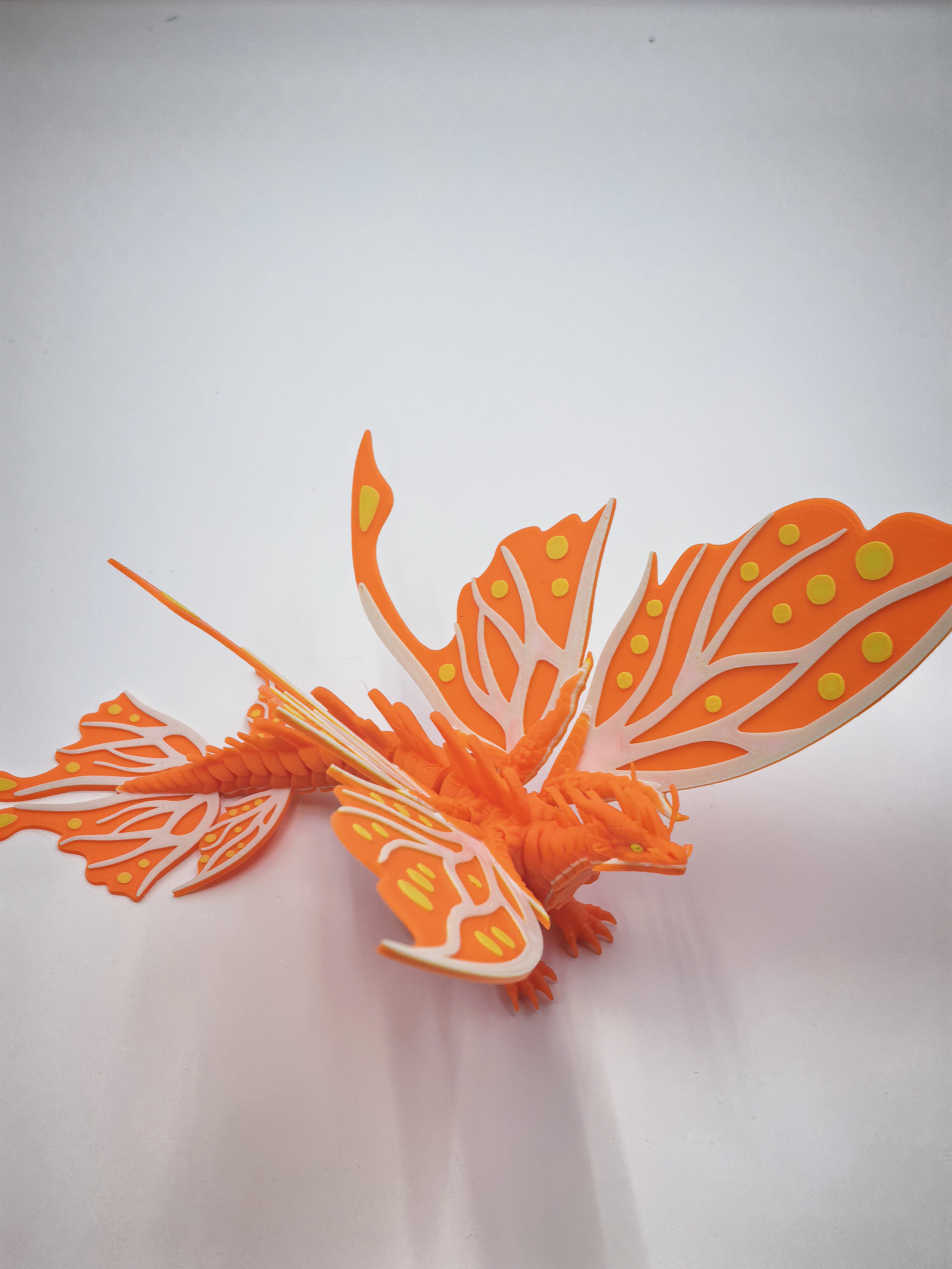 Miniatura 1 do modelo 3D 丝翼飞龙，蝴蝶翅膀，无需支撑