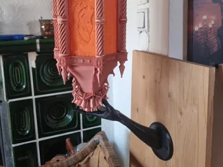 Wandhalterung für Dunkelgotische Laterne