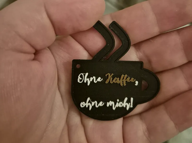 Kaffeetasse Schlüsselanhänger
