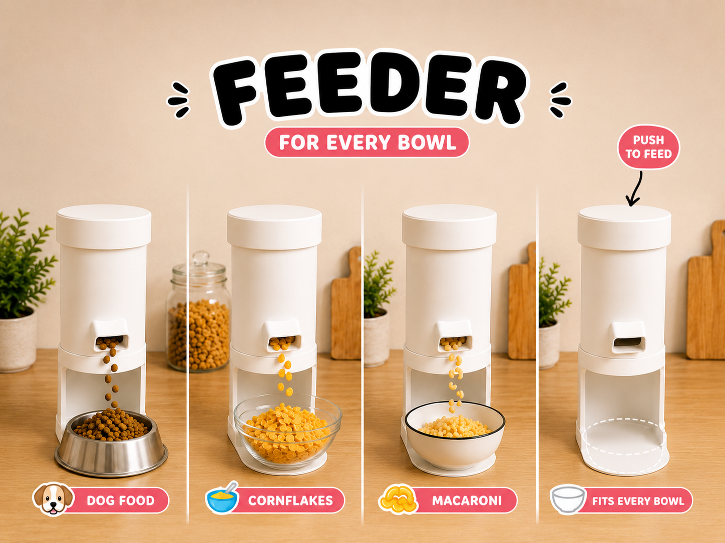 Universal Feeder – Push To Feed