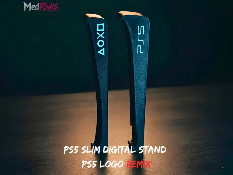 Ps5 Slim Digital Horizontal Stand with PS5 Logo