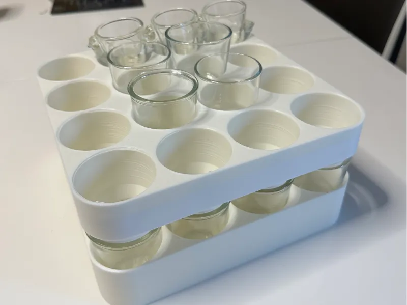 Stackable 16-Slot Verrine Tray