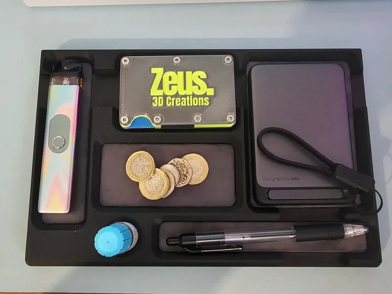 organiser tray.