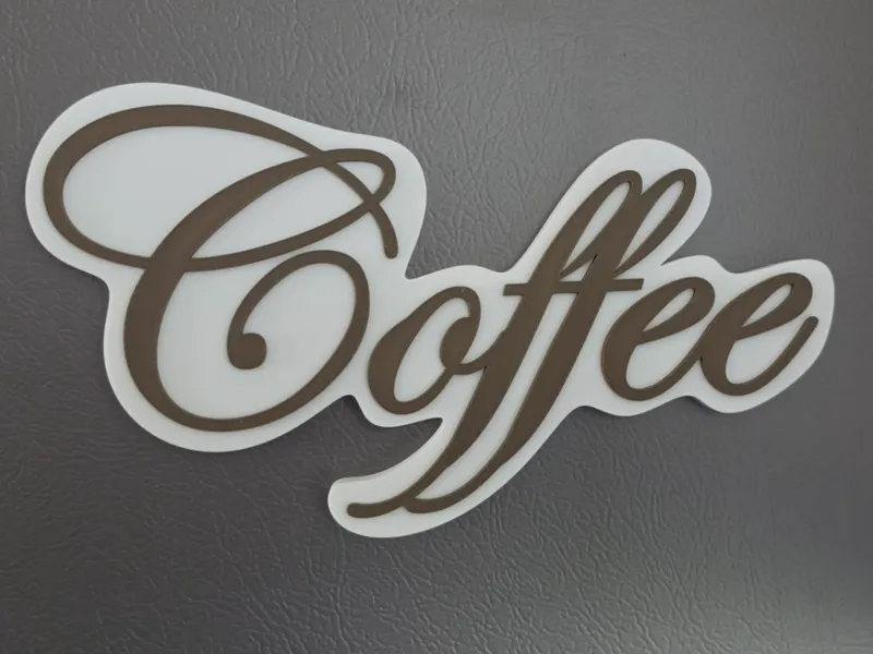 Coffee Station Fridge Magnet