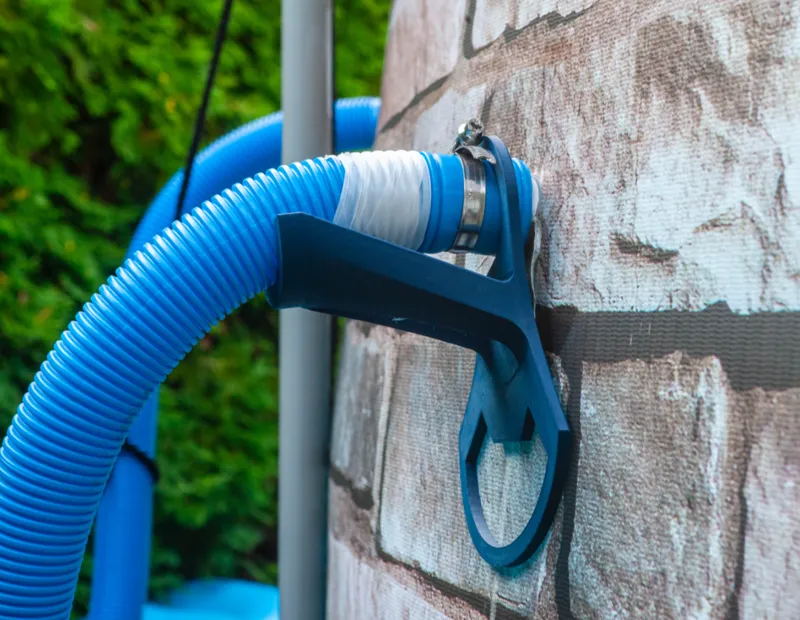 Pool Hose Holder(already attached Hose)