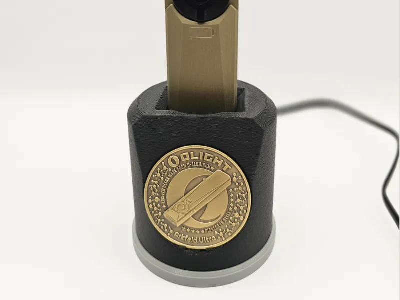 Olight Arkfeld ChargingDock W/ Challenge Coin Slot