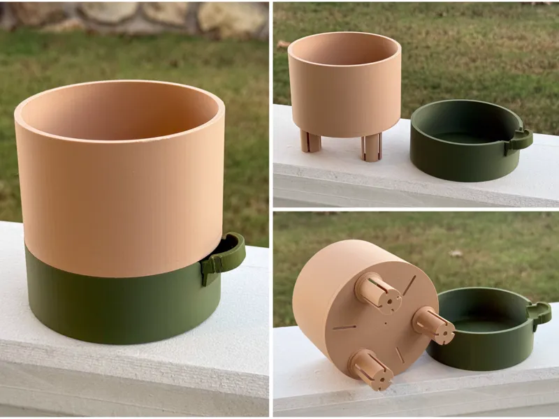 Round Self-Watering Planter (Small)