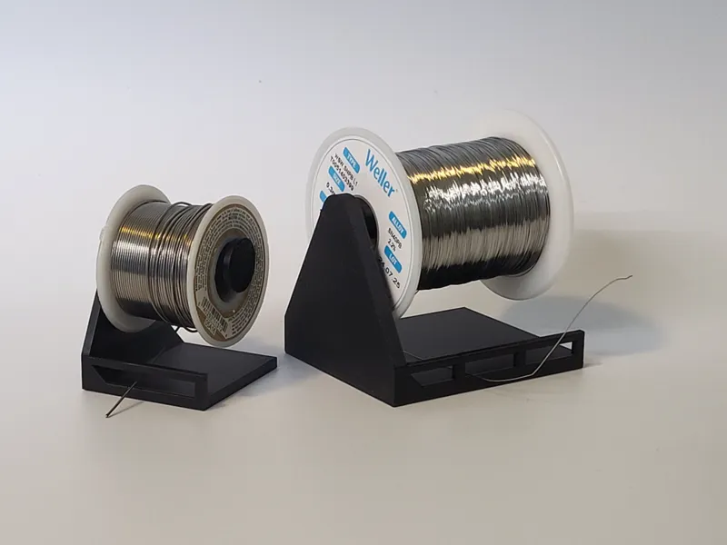 Parametric (Adjustable) Wire & Solder Spool Holder