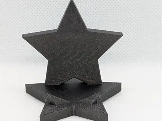 Star Challenge Coin Stand (large coins or cards)