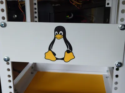 10" 2U Tux Rack Panel