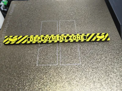 DEPLOYMENT ZONE 6 inch ruler