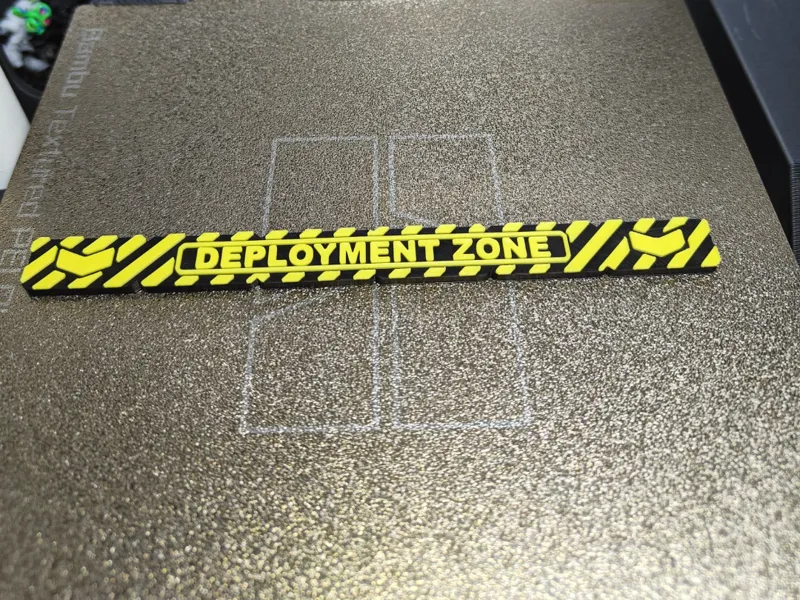 DEPLOYMENT ZONE 6 inch ruler